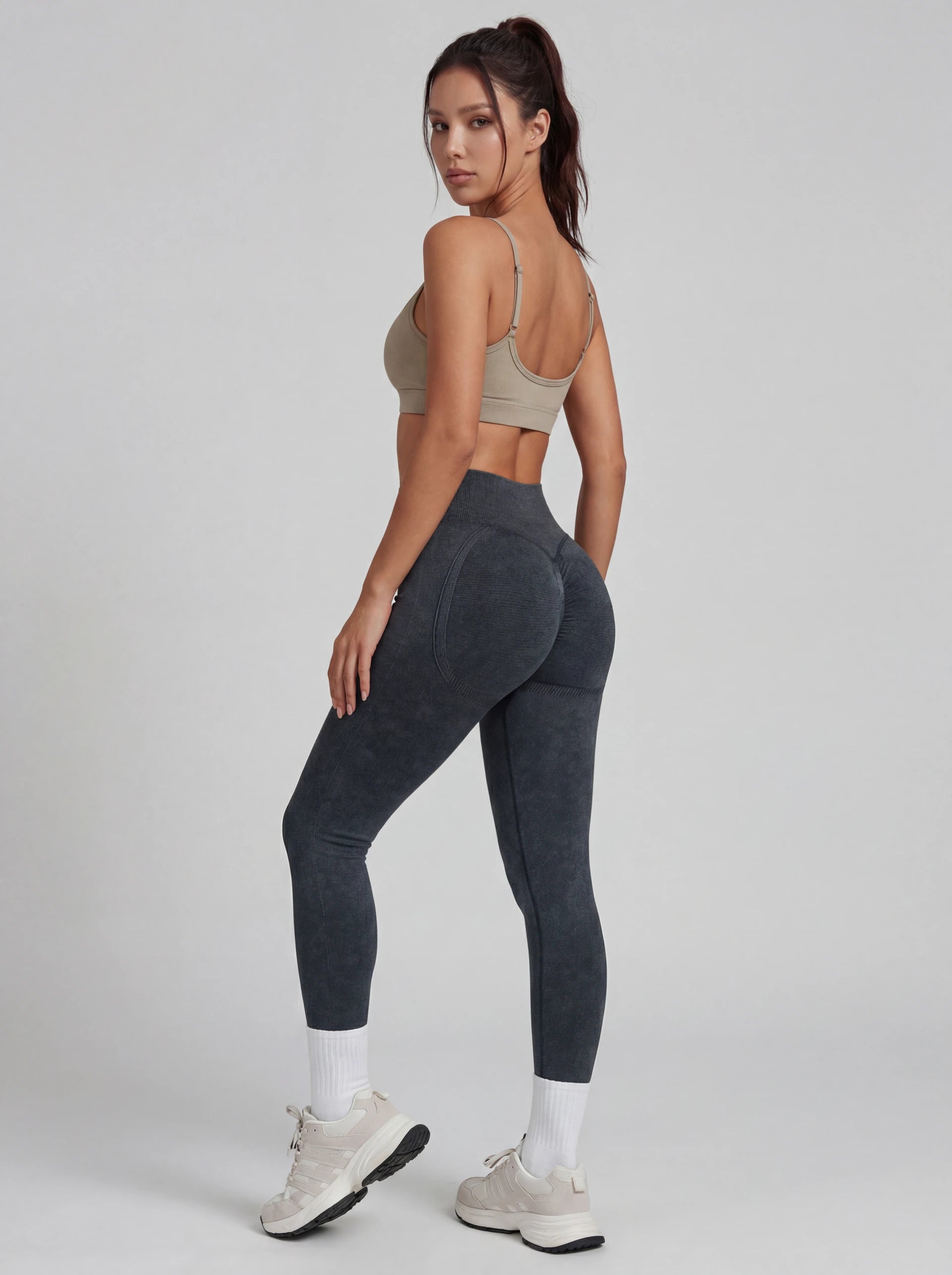 Seamless High-Waisted Leggings for Women — Butt Lifting Sculpting Yoga Pants