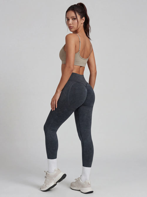 Seamless High-Waisted Leggings for Women — Butt Lifting Sculpting Yoga Pants