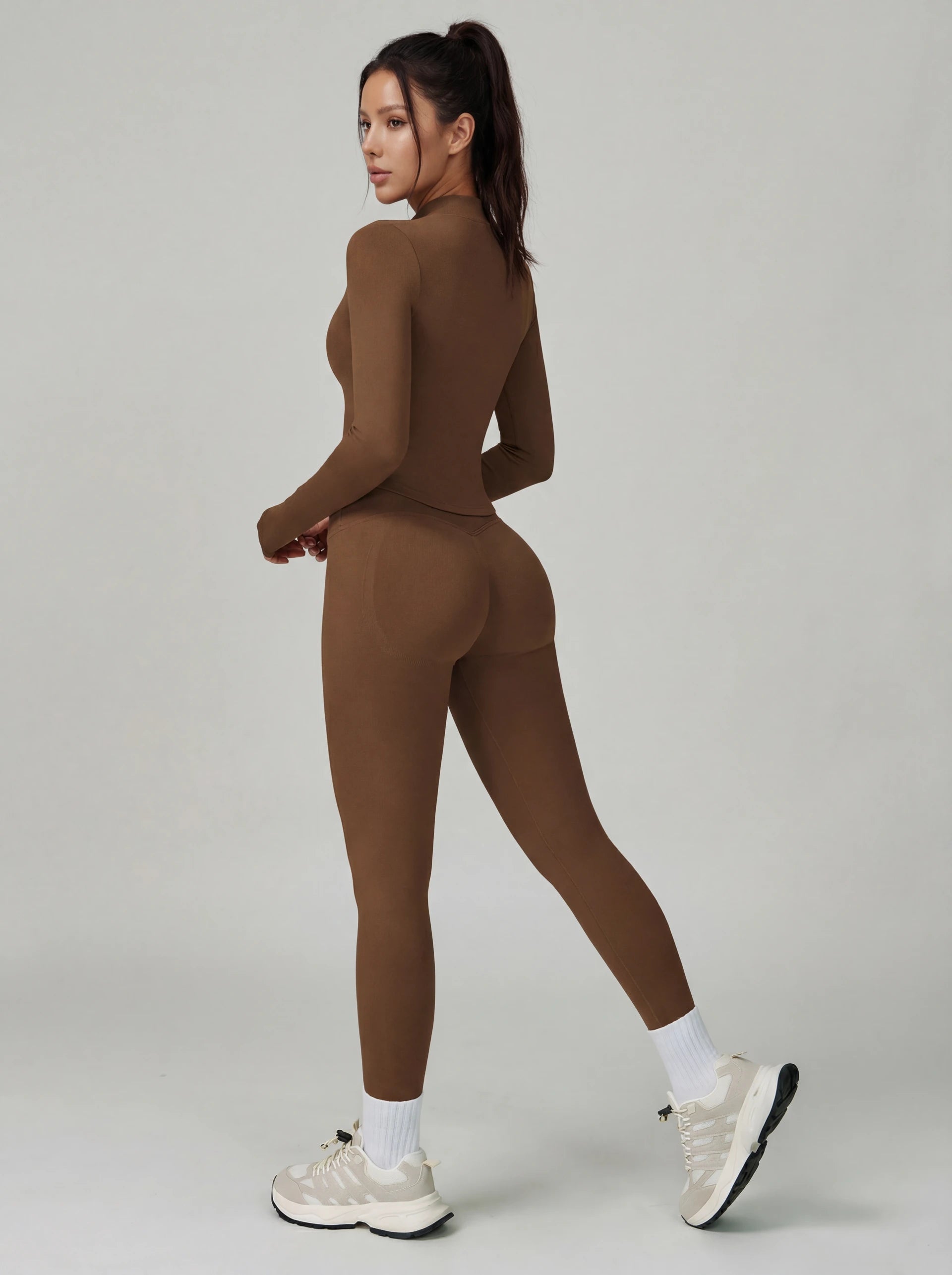 V-Shape Scrunch Leggings for Women — Butt Lifting Seamless Yoga Pants
