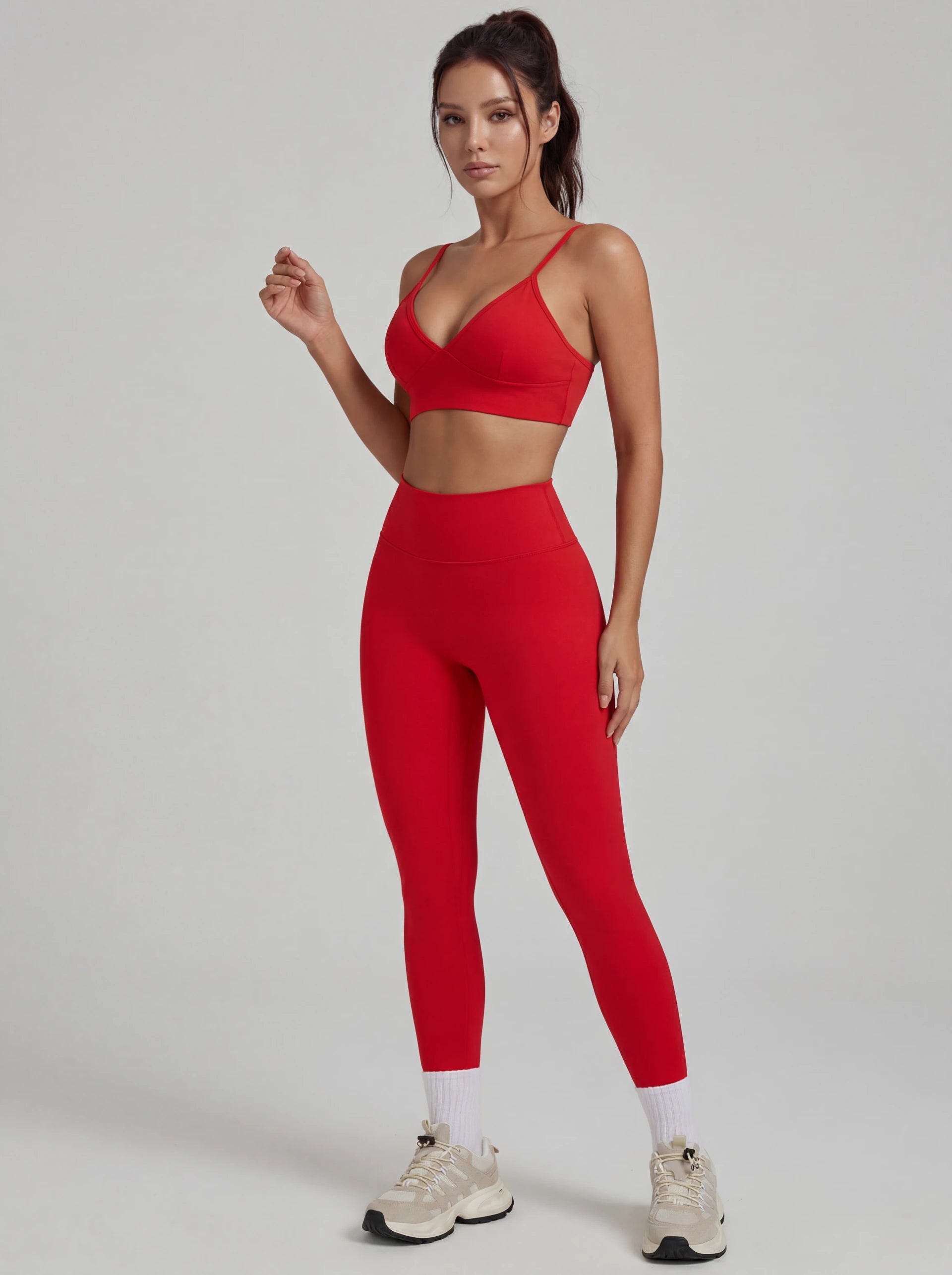 V-Shape Scrunch Leggings for Women — Butt Lifting Seamless Yoga Pants