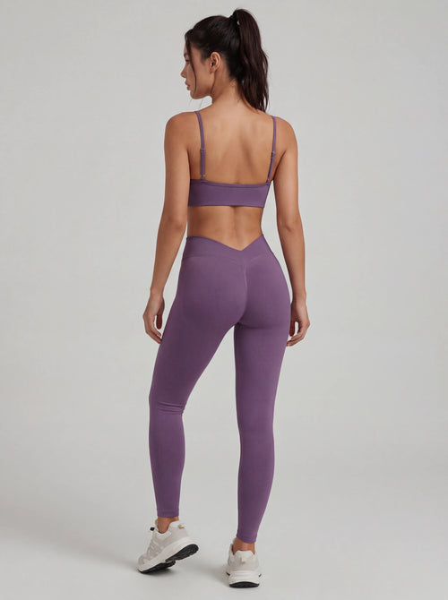 V-Shape Scrunch Leggings for Women — Butt Lifting Seamless Yoga Pants