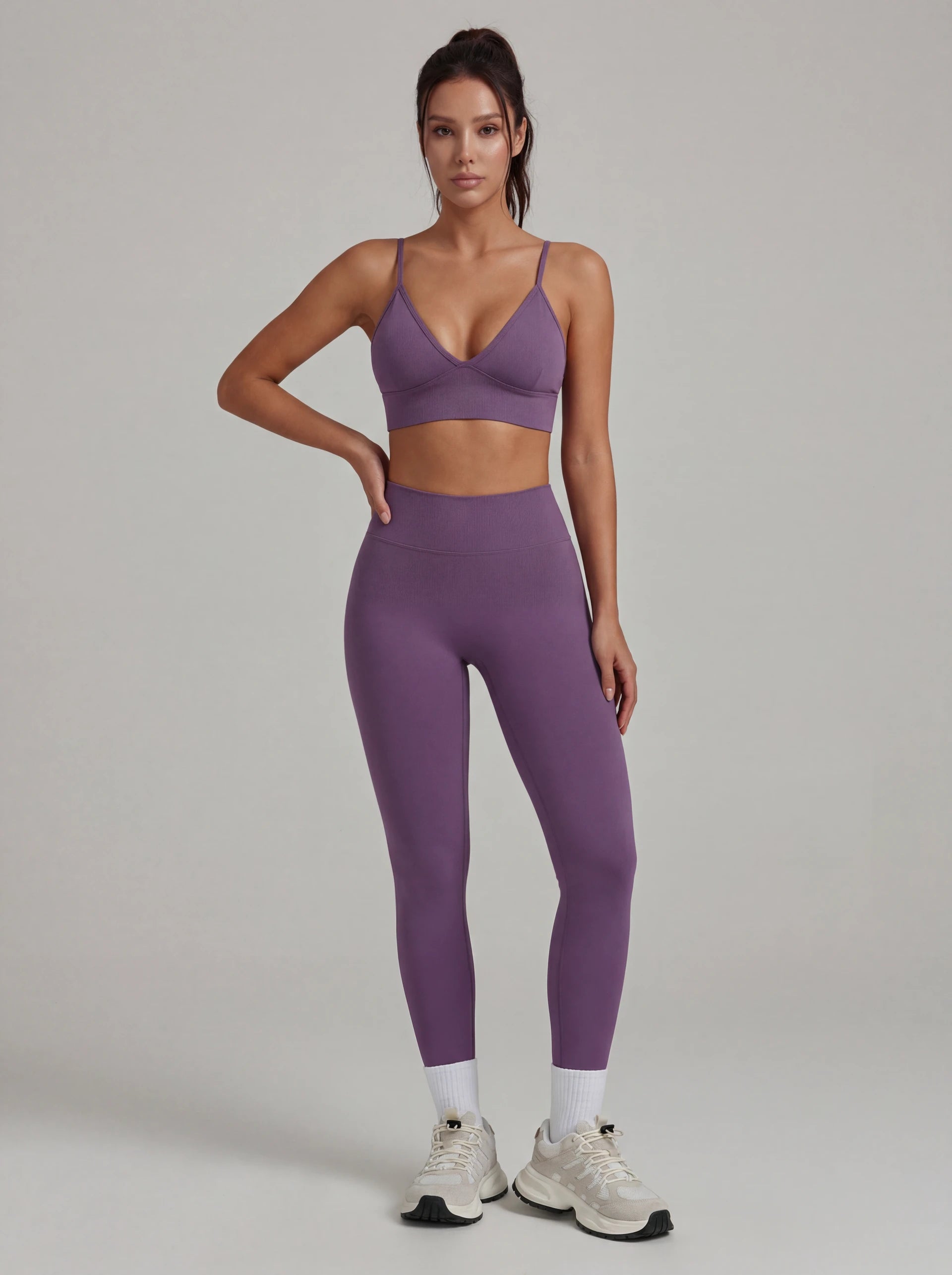V-Shape Scrunch Leggings for Women — Butt Lifting Seamless Yoga Pants