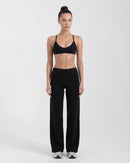Wireless Sports Bra & Wide Leg Pants Set