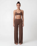 Wireless Sports Bra & Wide Leg Pants Set