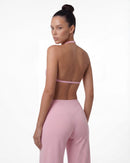 Wireless Sports Bra & Wide Leg Pants Set