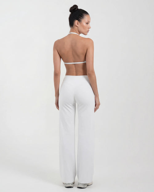 Wireless Sports Bra & Wide Leg Pants Set
