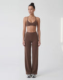Wireless Sports Bra & Wide Leg Pants Set