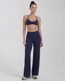 Wireless Sports Bra & Wide Leg Pants Set