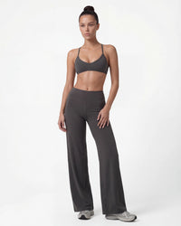 Wireless Sports Bra & Wide Leg Pants Set