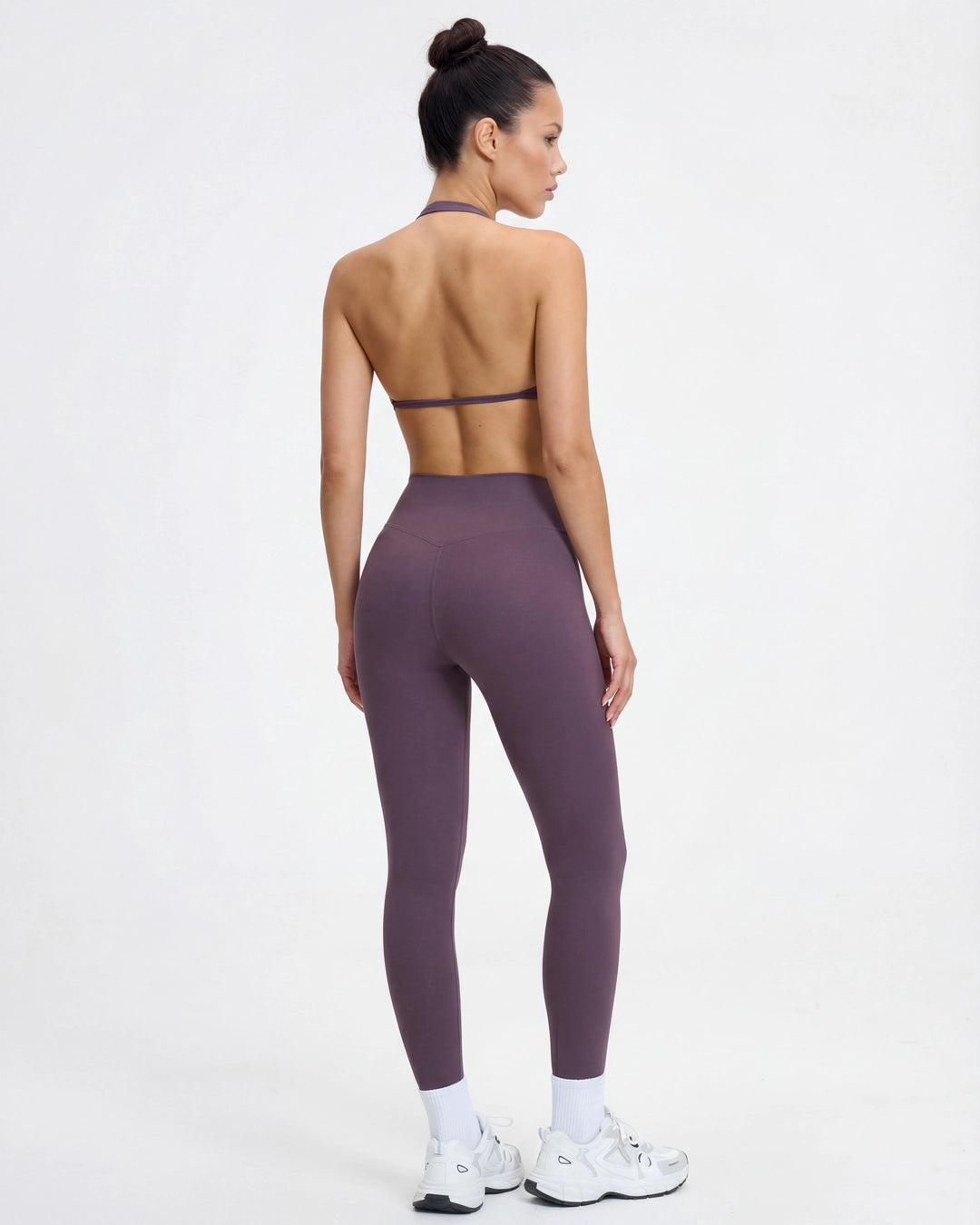 Open-Back Wireless Sports Bra & Leggings Set