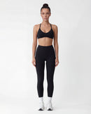 Open-Back Wireless Sports Bra & Leggings Set