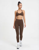 Open-Back Wireless Sports Bra & Leggings Set
