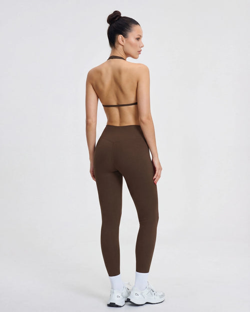 Open-Back Wireless Sports Bra & Leggings Set