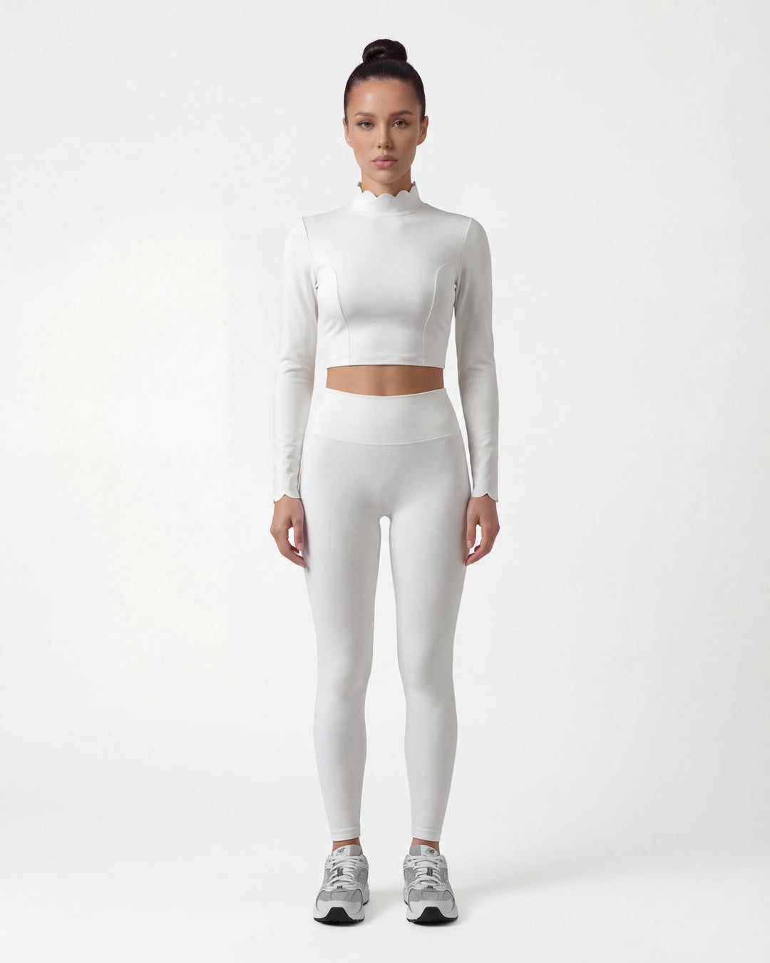 Open-Back Long Sleeve Crop Top