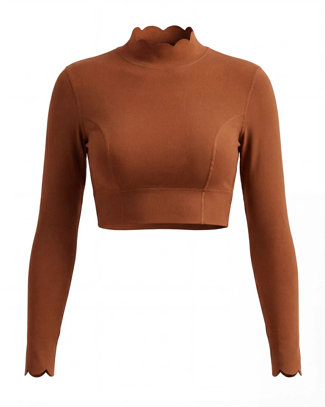 Open-Back Long Sleeve Crop Top
