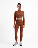 Open-Back Long Sleeve Crop Top