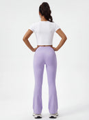 High-Waisted Flare Yoga Pants for Women — Sculpting Wide Leg