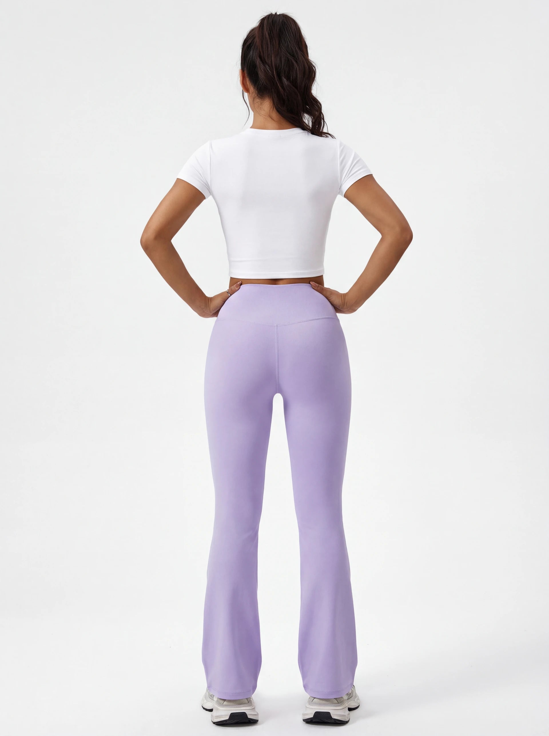 High-Waisted Flare Yoga Pants for Women — Sculpting Wide Leg