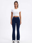 High-Waisted Flare Yoga Pants for Women — Sculpting Wide Leg