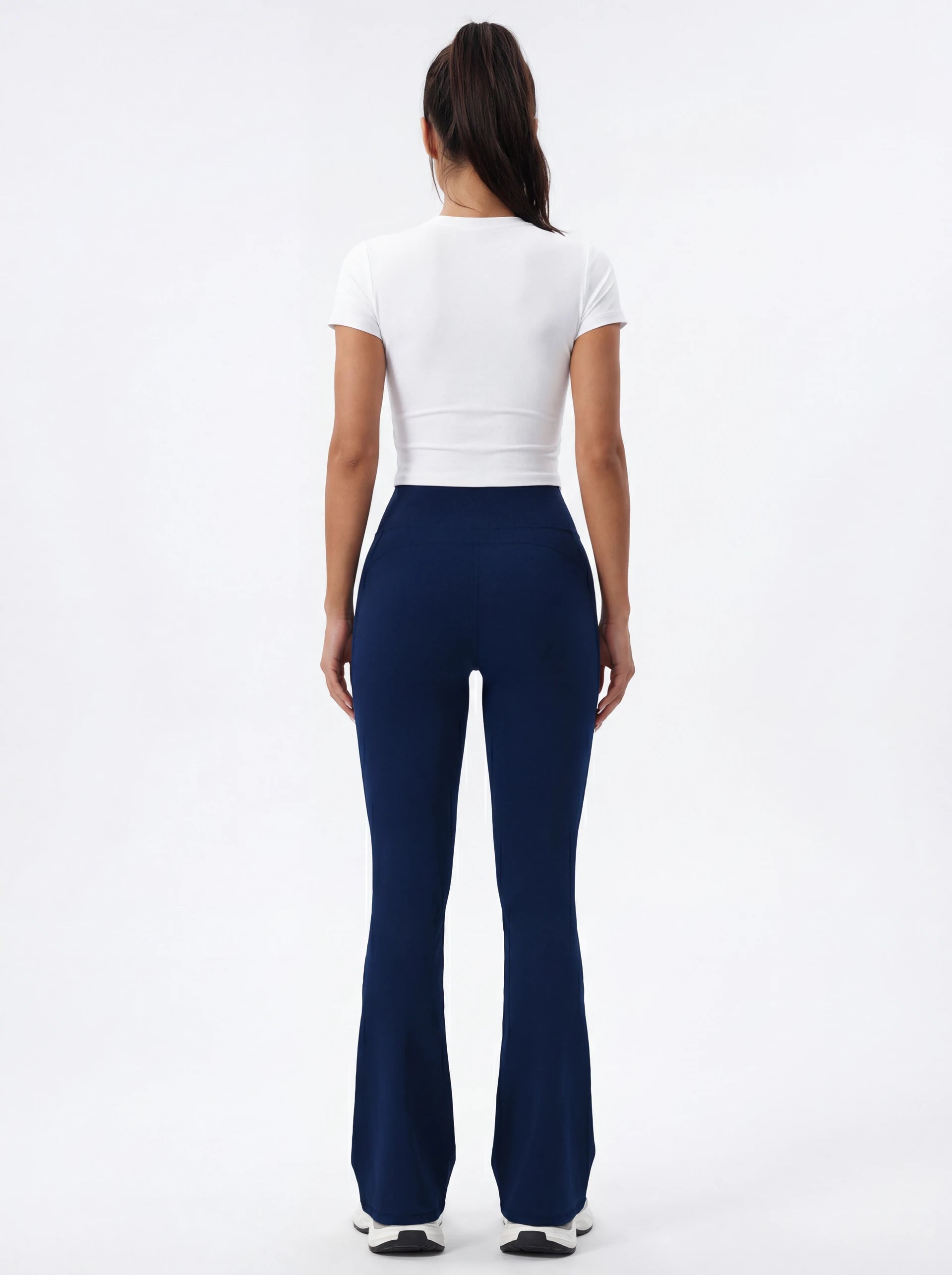 High-Waisted Flare Yoga Pants for Women — Sculpting Wide Leg