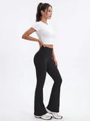 High-Waisted Flare Yoga Pants for Women — Sculpting Wide Leg