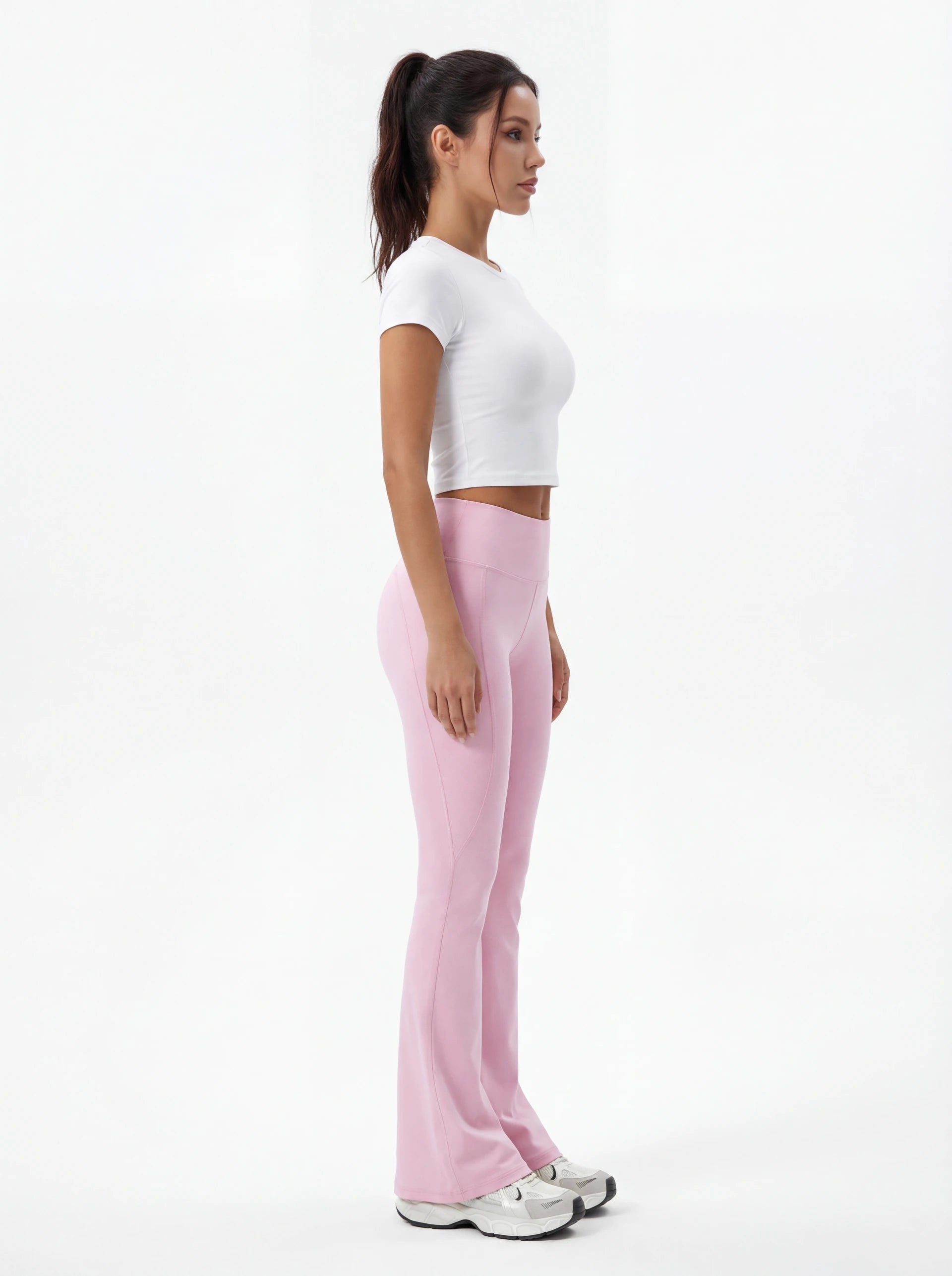 High-Waisted Flare Yoga Pants for Women — Sculpting Wide Leg