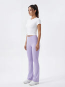 High-Waisted Flare Yoga Pants for Women — Sculpting Wide Leg