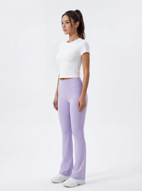 High-Waisted Flare Yoga Pants for Women — Sculpting Wide Leg