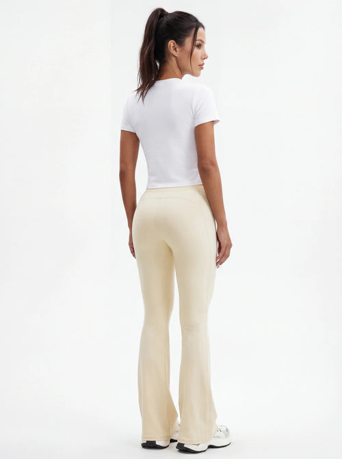 High-Waisted Flare Yoga Pants for Women — Sculpting Wide Leg