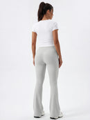 High-Waisted Flare Yoga Pants for Women — Sculpting Wide Leg