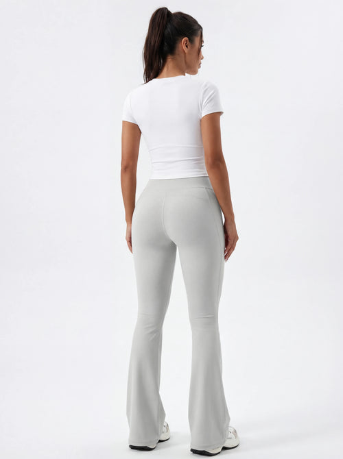 High-Waisted Flare Yoga Pants for Women — Sculpting Wide Leg