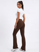 High-Waisted Flare Yoga Pants for Women — Sculpting Wide Leg
