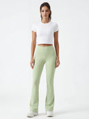High-Waisted Flare Yoga Pants for Women — Sculpting Wide Leg