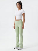 High-Waisted Flare Yoga Pants for Women — Sculpting Wide Leg