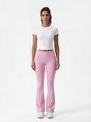 High-Waisted Flare Yoga Pants for Women — Sculpting Wide Leg