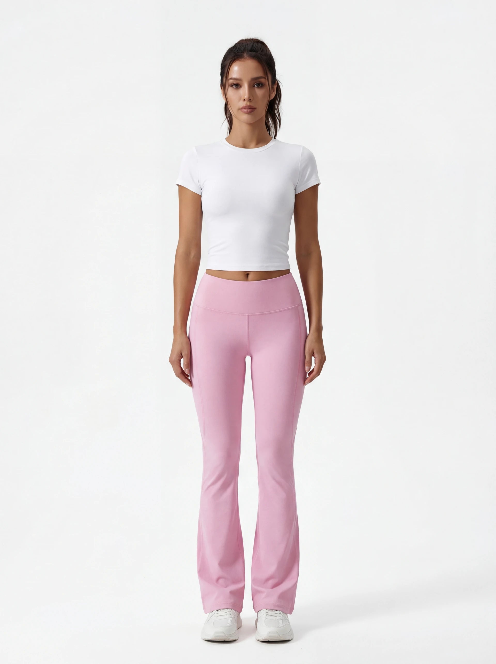 High-Waisted Flare Yoga Pants for Women — Sculpting Wide Leg