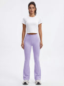 High-Waisted Flare Yoga Pants for Women — Sculpting Wide Leg