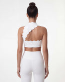 Scalloped Edge Sports Bra