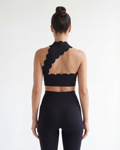 Scalloped Edge Sports Bra
