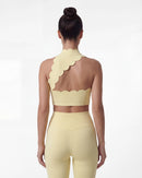 Scalloped Edge Sports Bra
