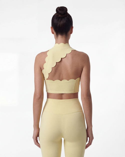 Scalloped Edge Sports Bra