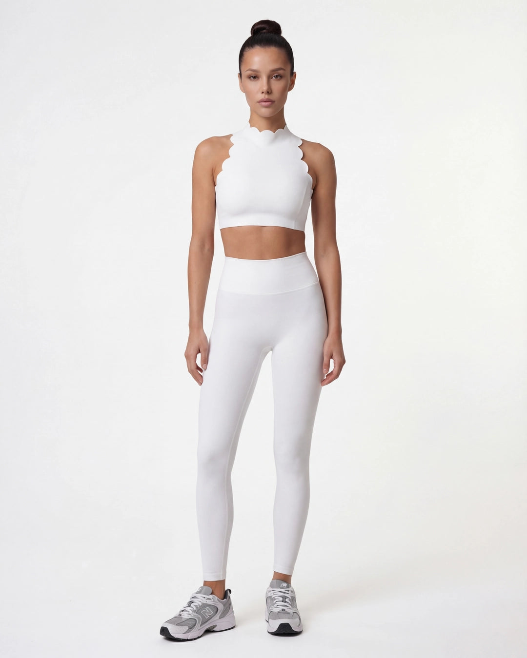 Scalloped Edge Sports Bra