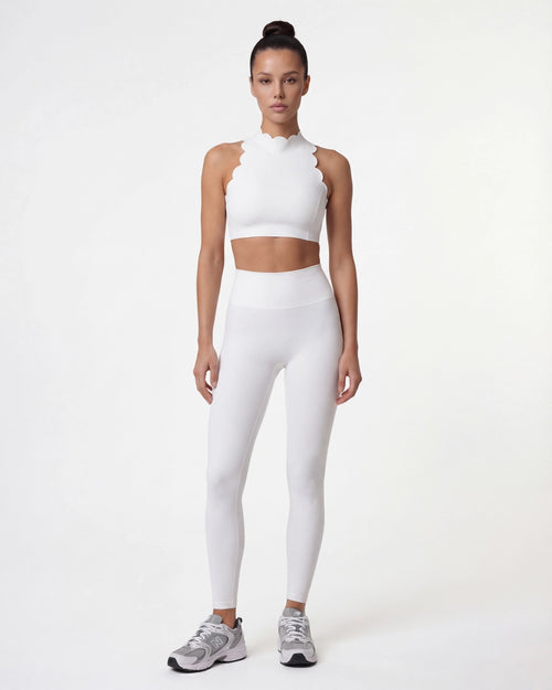 Scalloped Edge Sports Bra
