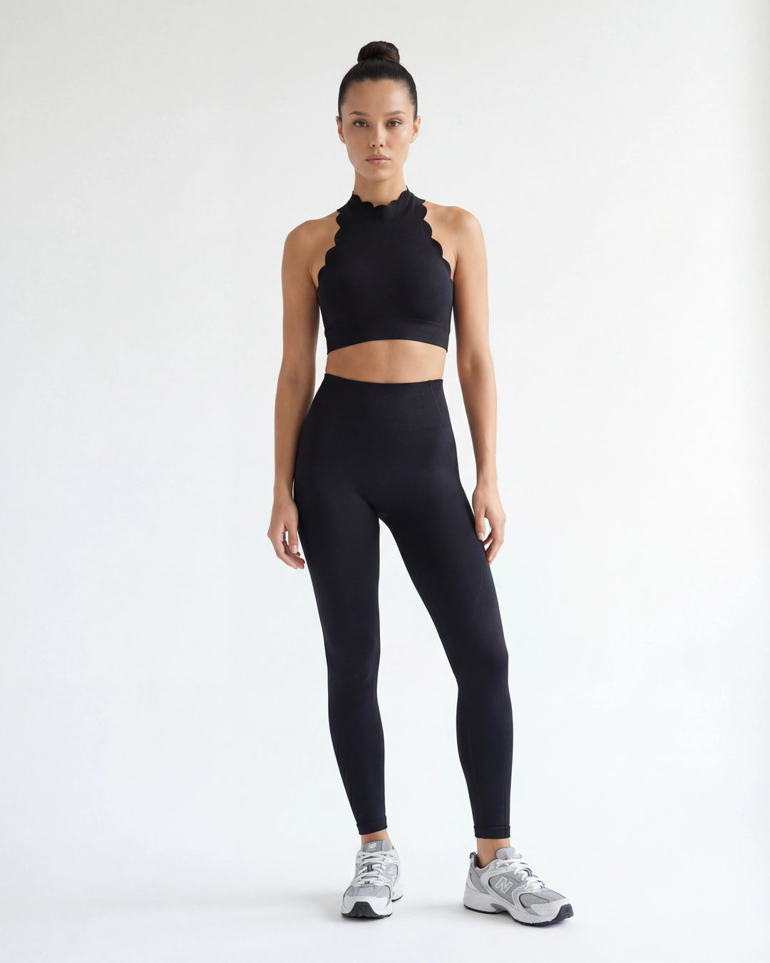 Scalloped Edge Sports Bra