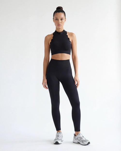 Scalloped Edge Sports Bra