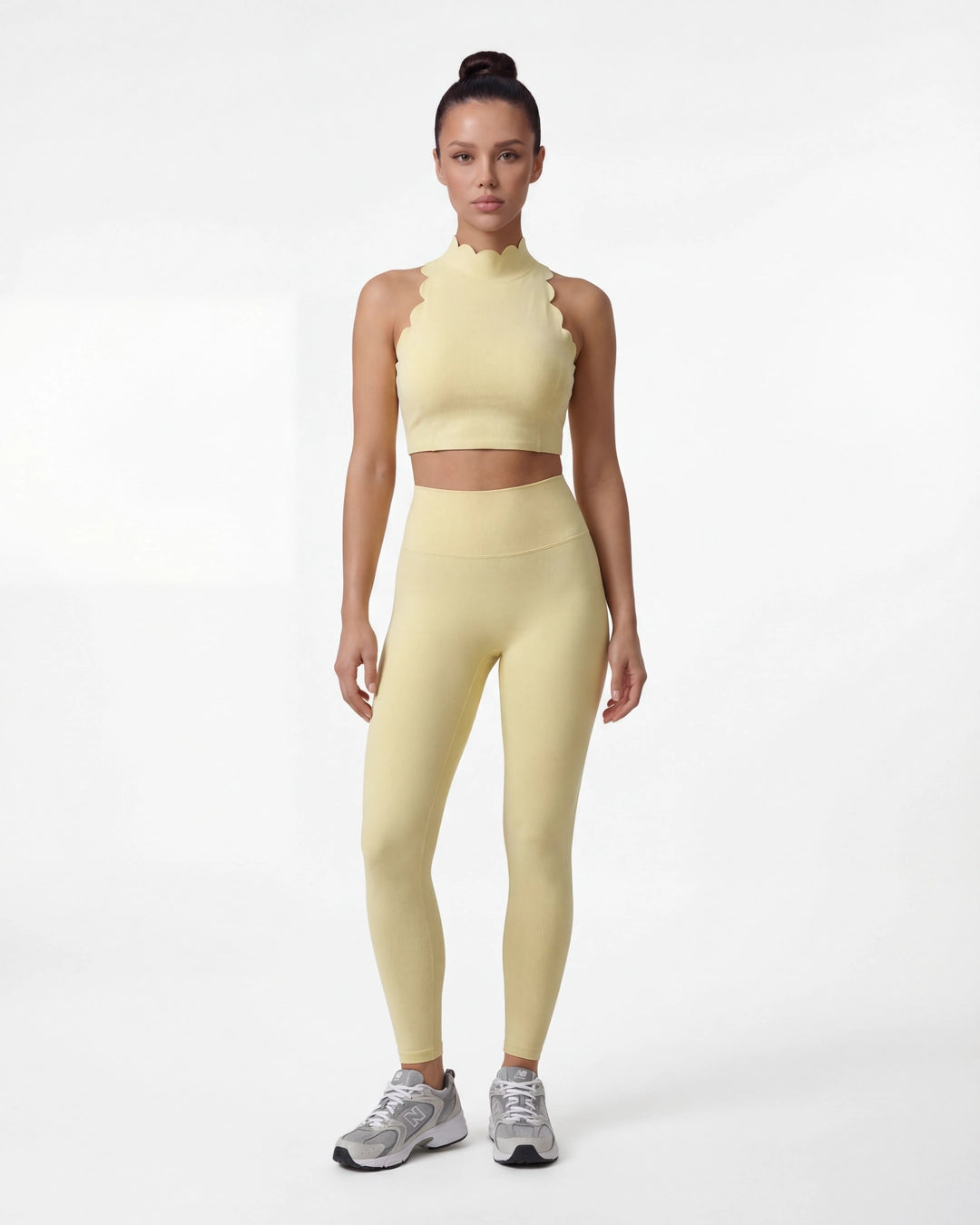 Scalloped Edge Sports Bra