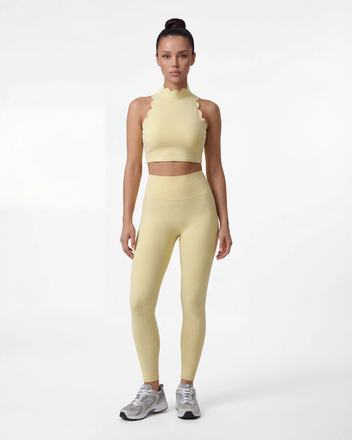 Scalloped Edge Sports Bra